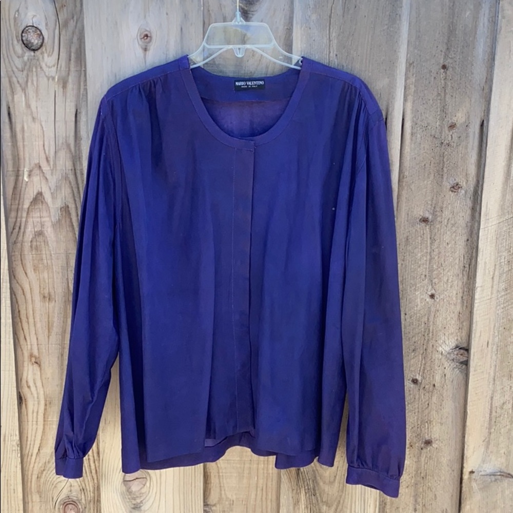 Vintage Valentino Purple blouse